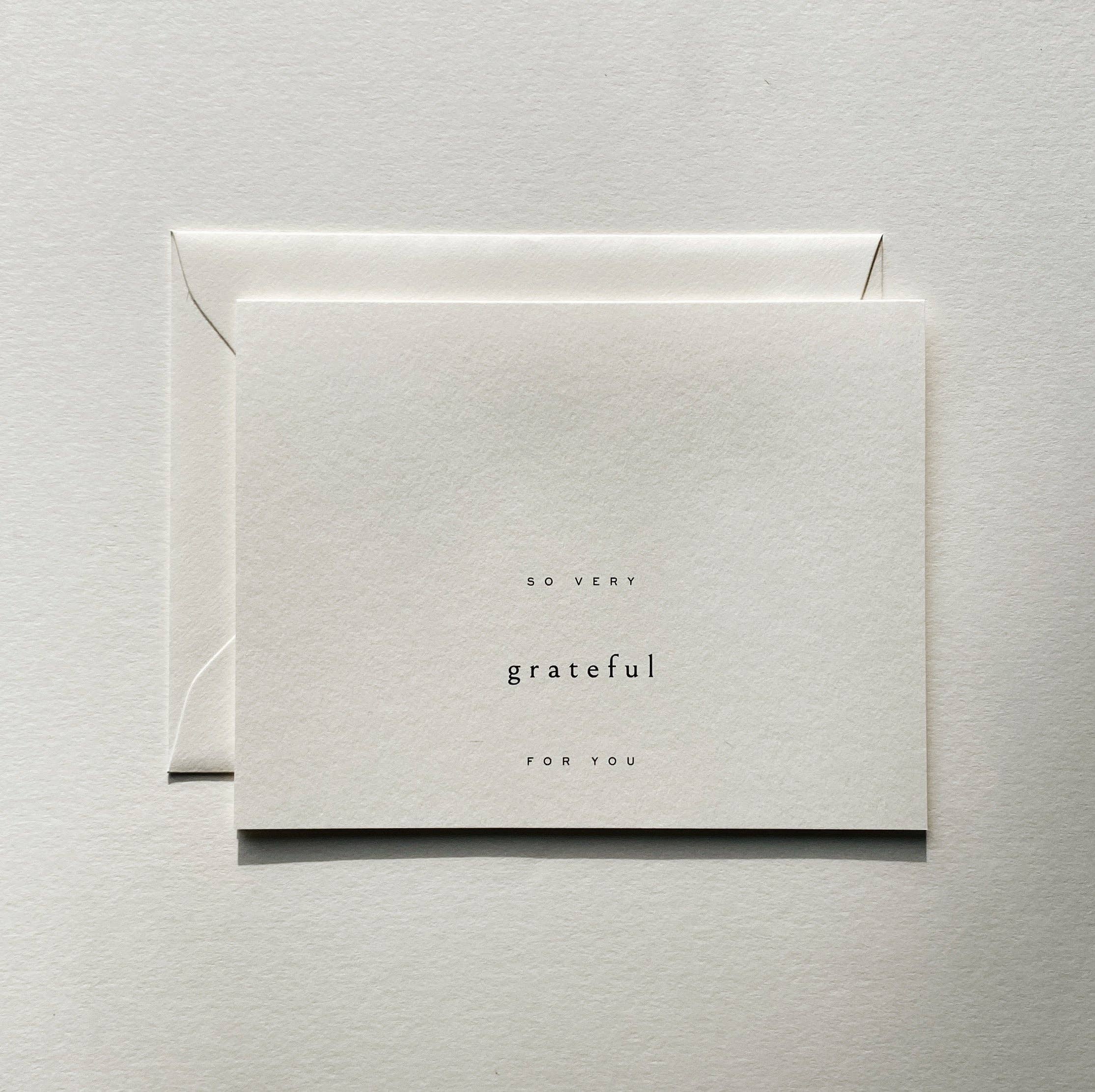 Jaymes Paper - Wholesale Thank You Card - Thank You No. 052