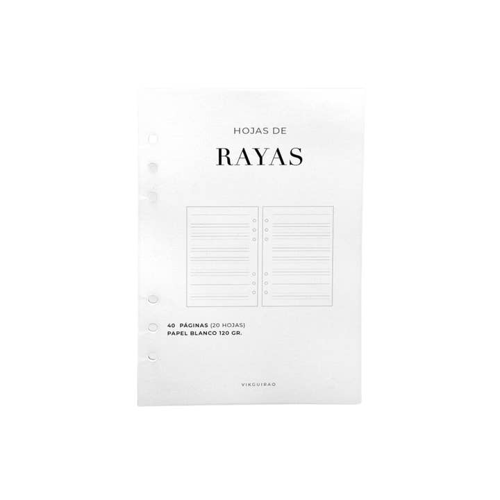 LINED SHEET REFILL for wholesale by Vikguirao