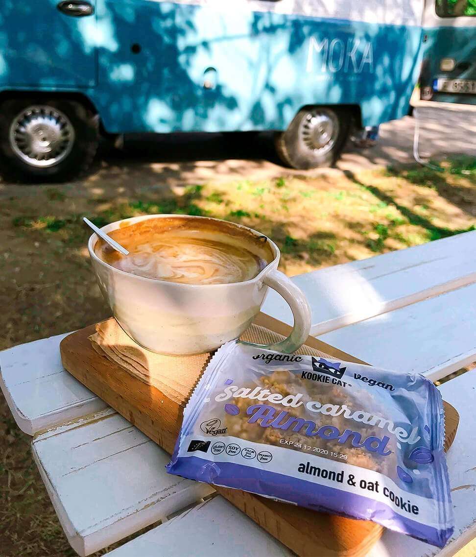 Smart Organic - Wholesale Cookie - Salted Caramel Almond Cookie, Bio, Kookie Cat, 50g6