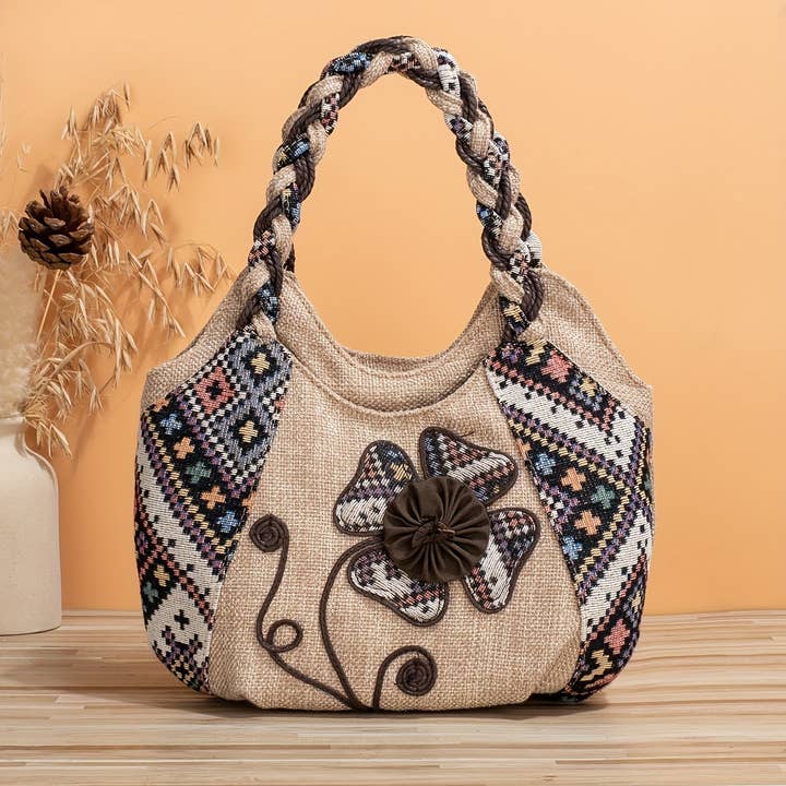 Retro etnisk stil hobo-handväska för kvinnor för ledig semester för wholesale av NARWEY INC