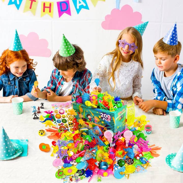 TDV Homes - Wholesale Party Favor - 200 PCS Birthday Party Favors for Kids Toys Bulk Assortment6