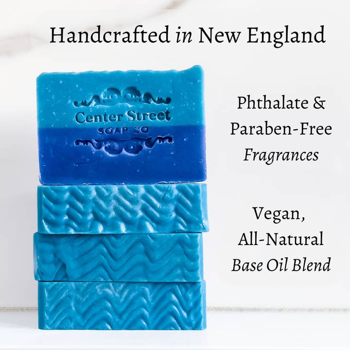 Center Street Soap Co - Wholesale Bar Soap - Men's - Sea Captain Vegan Handmade Bar Soap For Men - 4oz3
