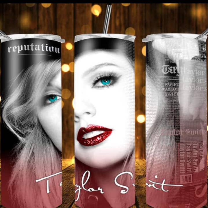 Taylor Swift Tumbler for wholesale by Farm Life Crafting