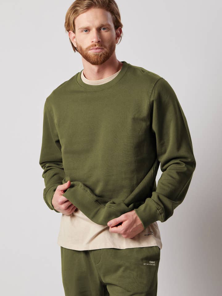 OWN OFF WITH NATURE - Wholesale Lounge Set - Men's - Crewneck Sweatshirt Set + Fleece Joggers24