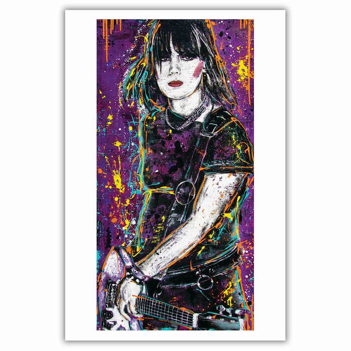 Point Blank Art & Design - Wholesale Art Print - Joan Jett Bad Reputation Art Print 12 x 18"