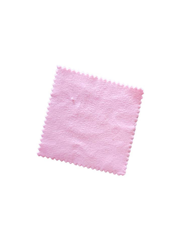 Paño polaco rosa para joyería para venta al por mayor de A Blonde and Her Bag