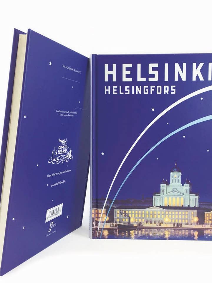 Helsinki, capitale de la Finlande, carnet pour la vente par Come to Finland