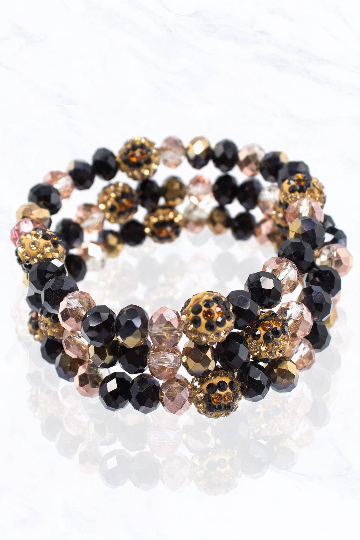 Suzie Q USA - Venta al por mayor Pulsera de cuentas - Pulsera Bola Bead & Leo Stone21