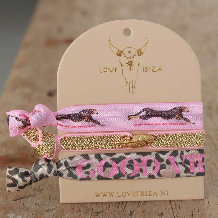 Elastici Ibiza Solo Buone Vibrazioni per la vendita all'ingrosso da parte di Love Ibiza