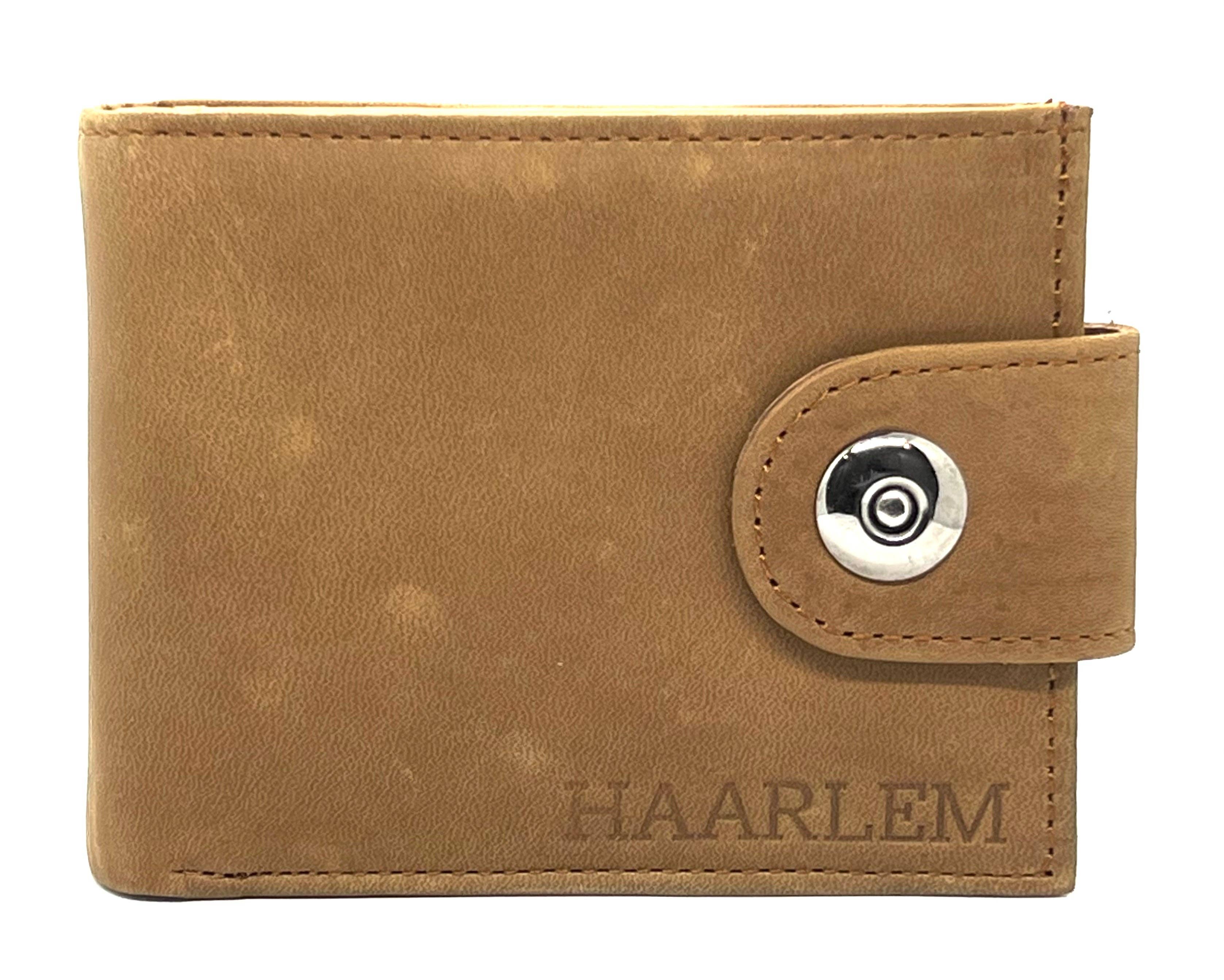 HAARLEM - Wholesale Wallet - Men's - HAARLEM Men LADER 28751 Lather Wallet Brown0