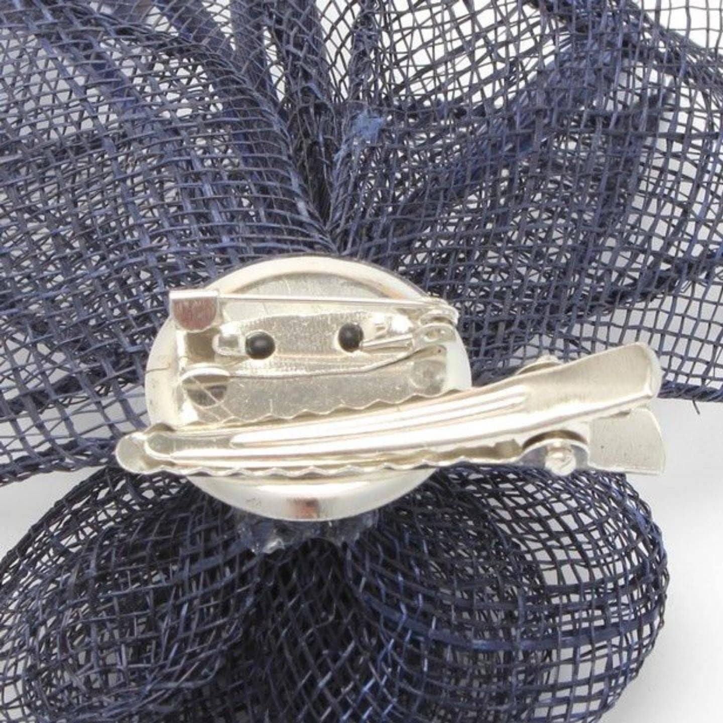 Topkids Accessories - Wholesale Fascinator Hat - Women's - Rose Flower Hair Clip Fascinator Hair Clip Fascinators Hair Clips Sinamay Brooch Pin & Beak Clip Hair Clip Suitable For Girls, Women, Ladies2