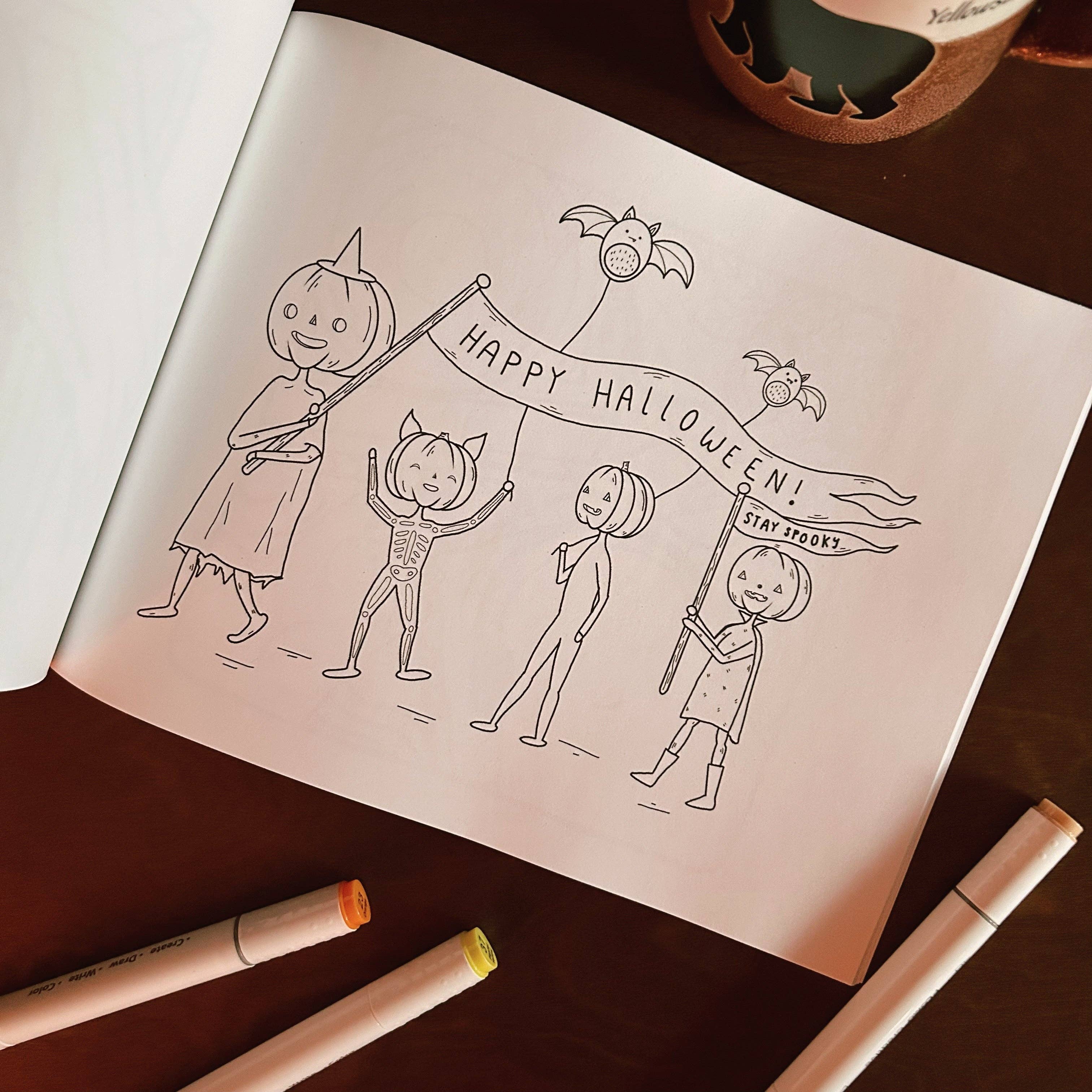 Little Spooky Studio - Wholesale Coloring & Activity Book - Kids & Baby - Little Spooky Studio Coloring Book4