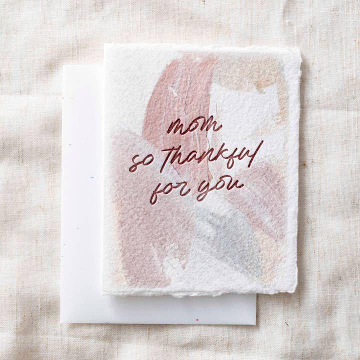 Maman est si reconnaissante pour toi | Carte de vœux pour la fête des mères pour la vente par Paper Baristas