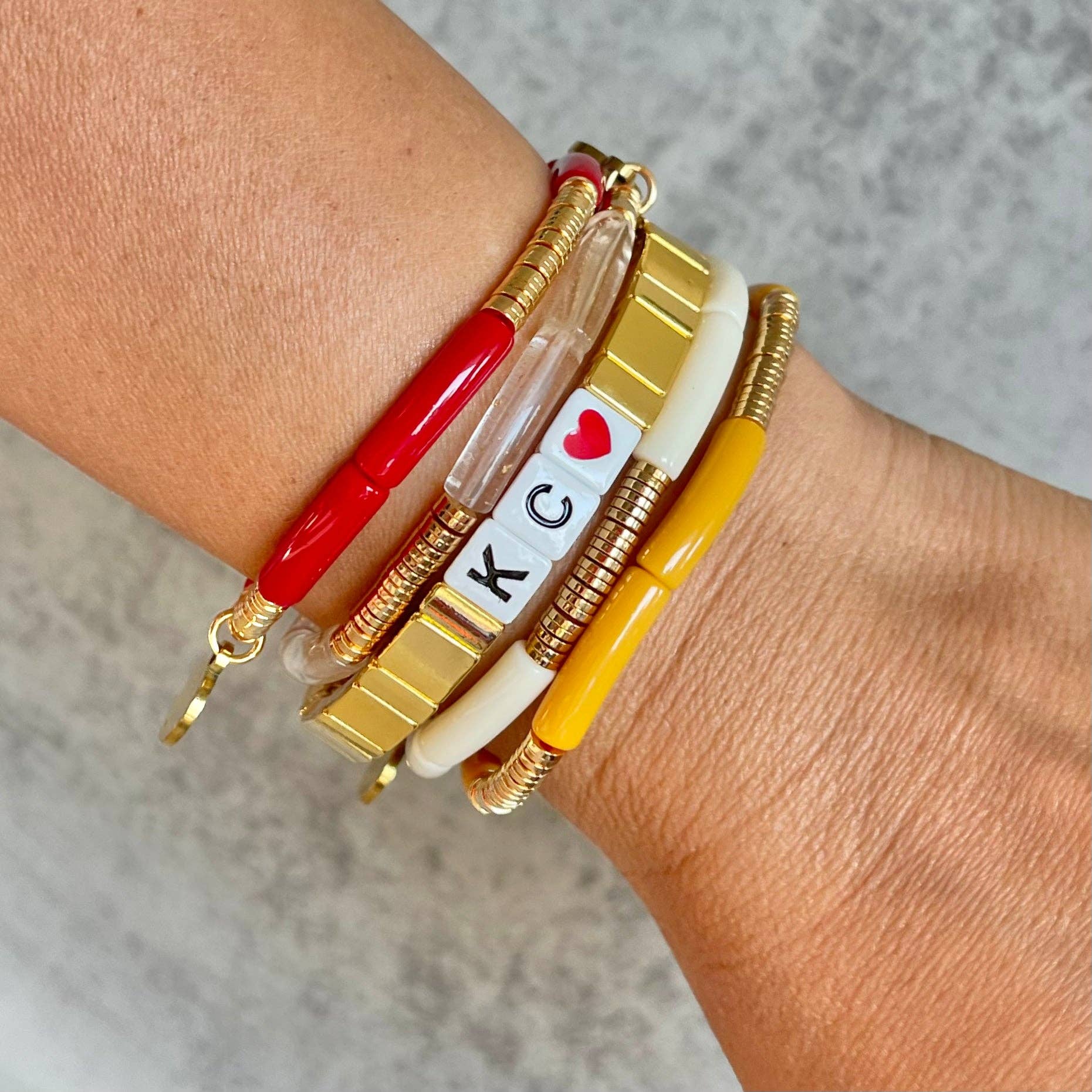 MODish Design Co – wholesale Beaded bracelet – KC Tile Bracelet1