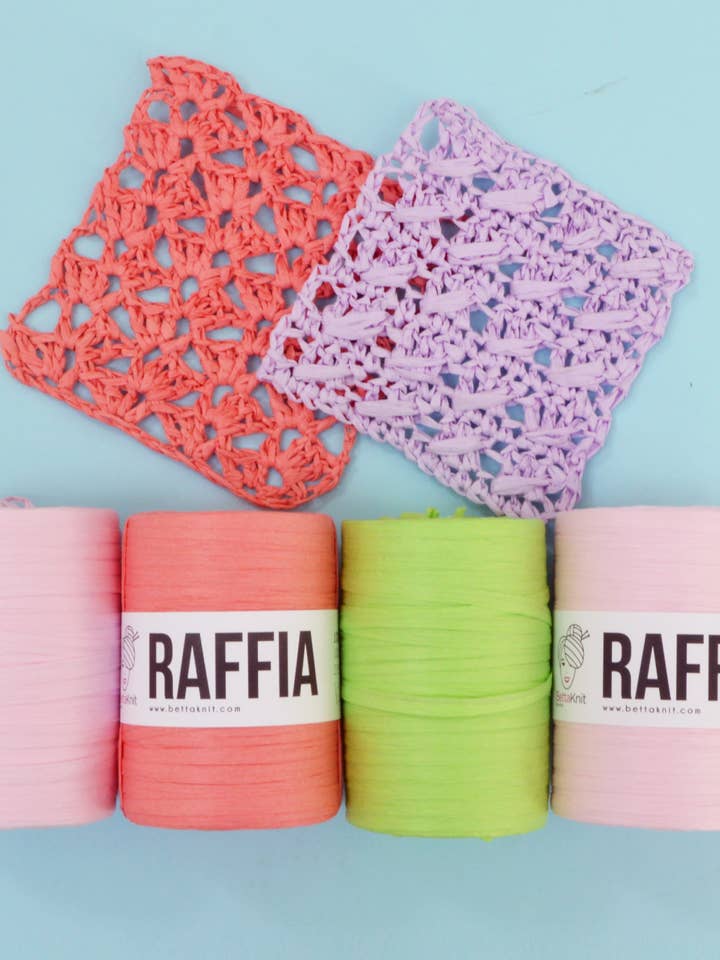 Raffia, 100% Paper Yarn for wholesale by BettaKnit