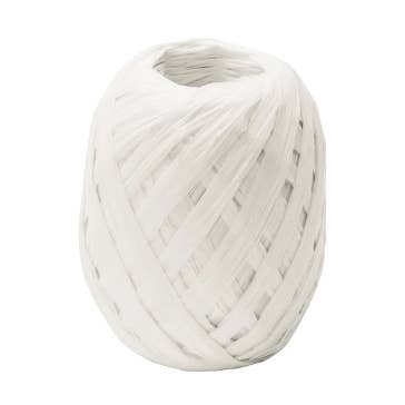 Raffia-Egg - White - 20 Meter for wholesale by Mini Art Products