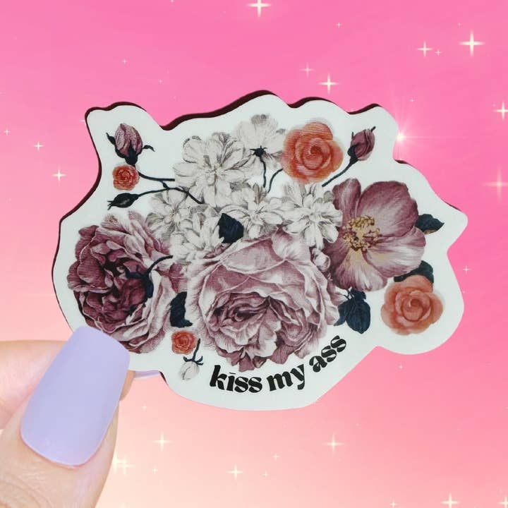 Adesivo Kiss My Ass Rude Snarky Sassy per la vendita all'ingrosso da parte di As Told By Ellie