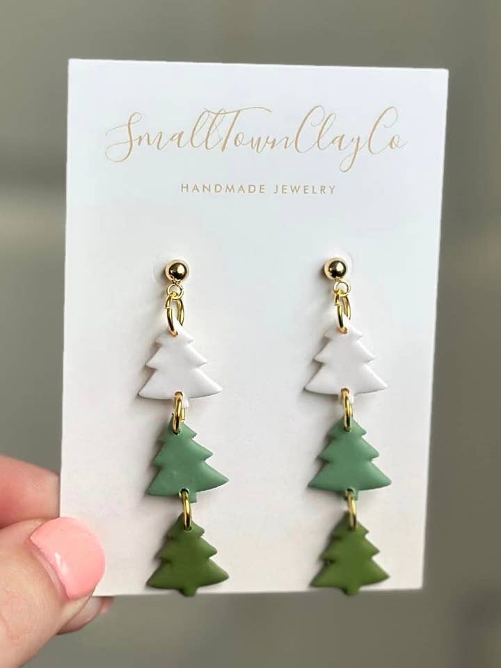 Ombre Tree Dangle for wholesale by SmallTownClayCo