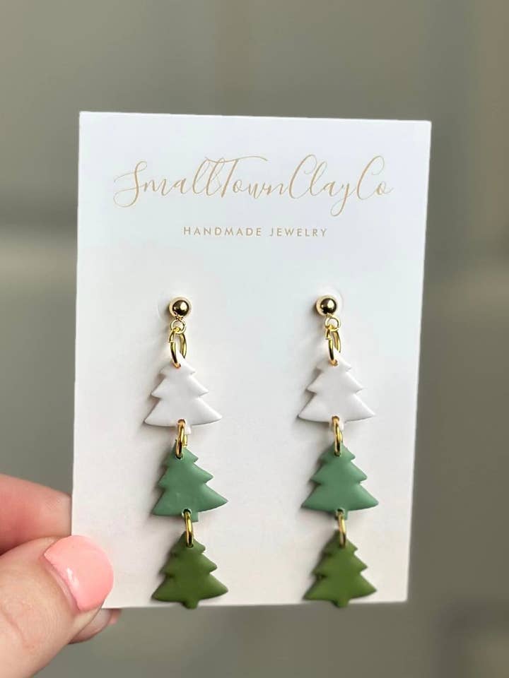 Ombre Tree Dangle for wholesale by SmallTownClayCo