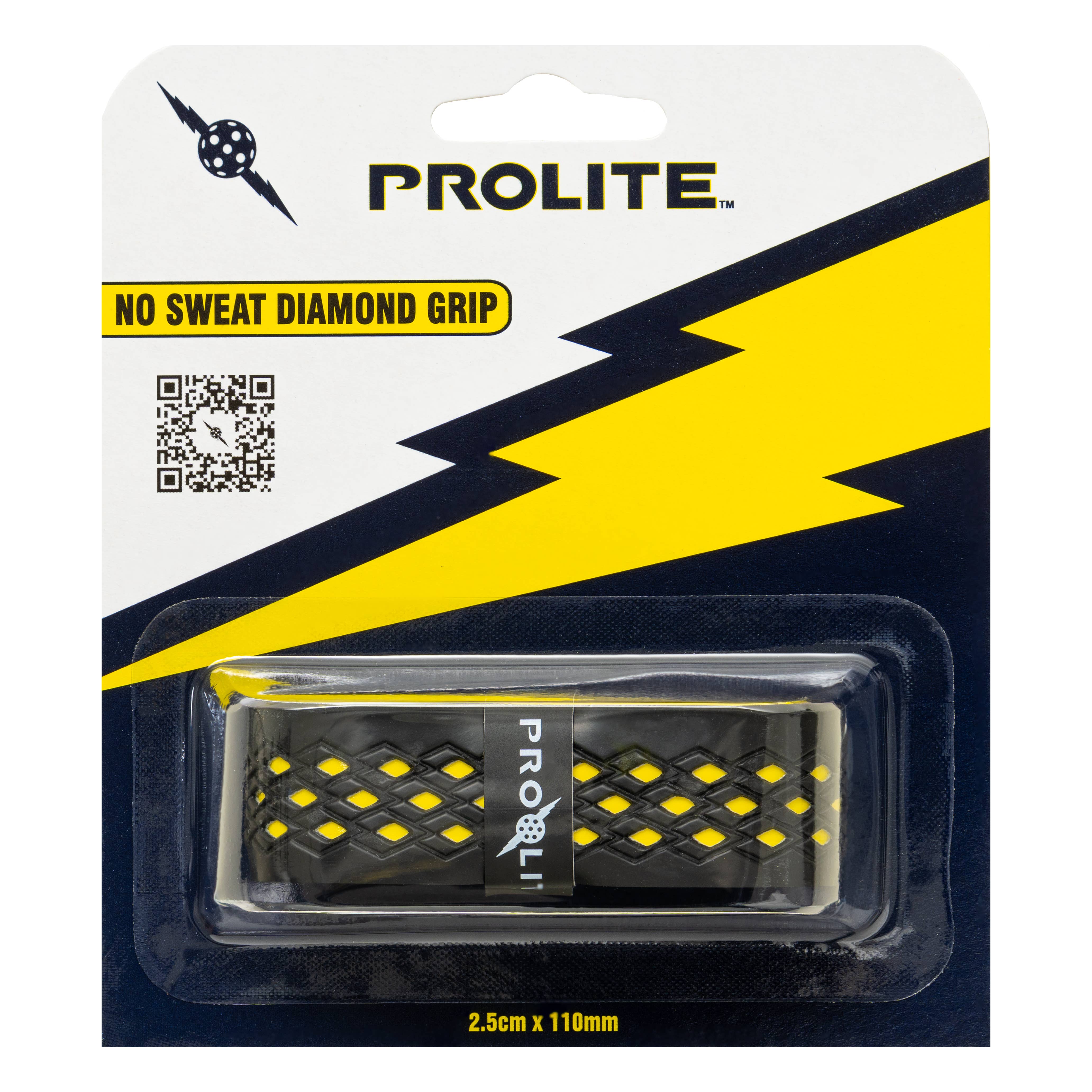 Prolite Pickleball - Vente Accessoires de sport - Poignée No Sweat Diamond - Noir2