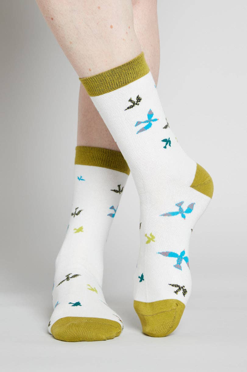 Nomads – wholesale Socks – Unisex – SK0456 Organic Cotton Swallows Socks
