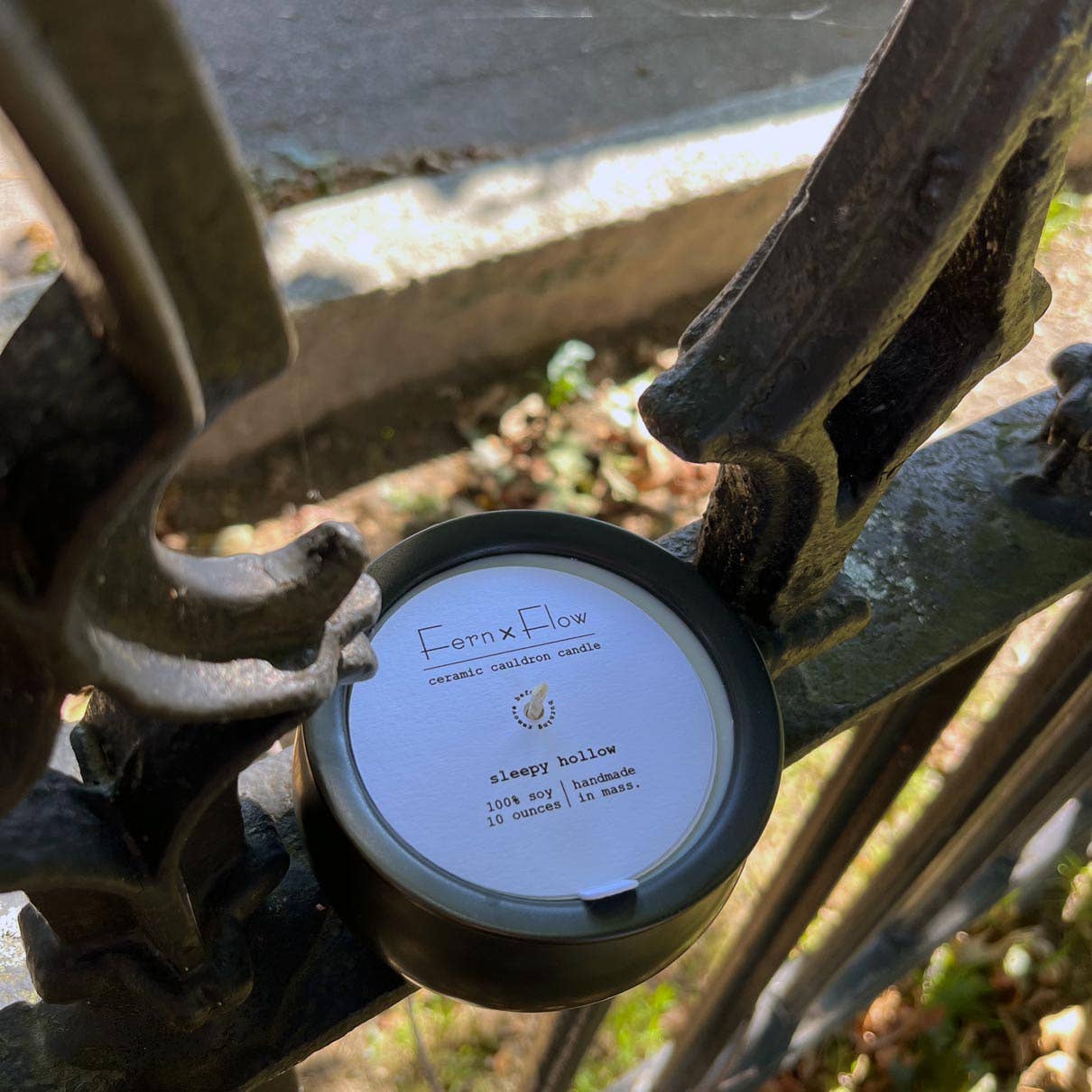 Fern x Flow Soy Candles + Home Fragrance - Wholesale Jar/Filled Candle - Halloween Cauldron Candle, Ceramic Soy Candle & Decor - 10oz9