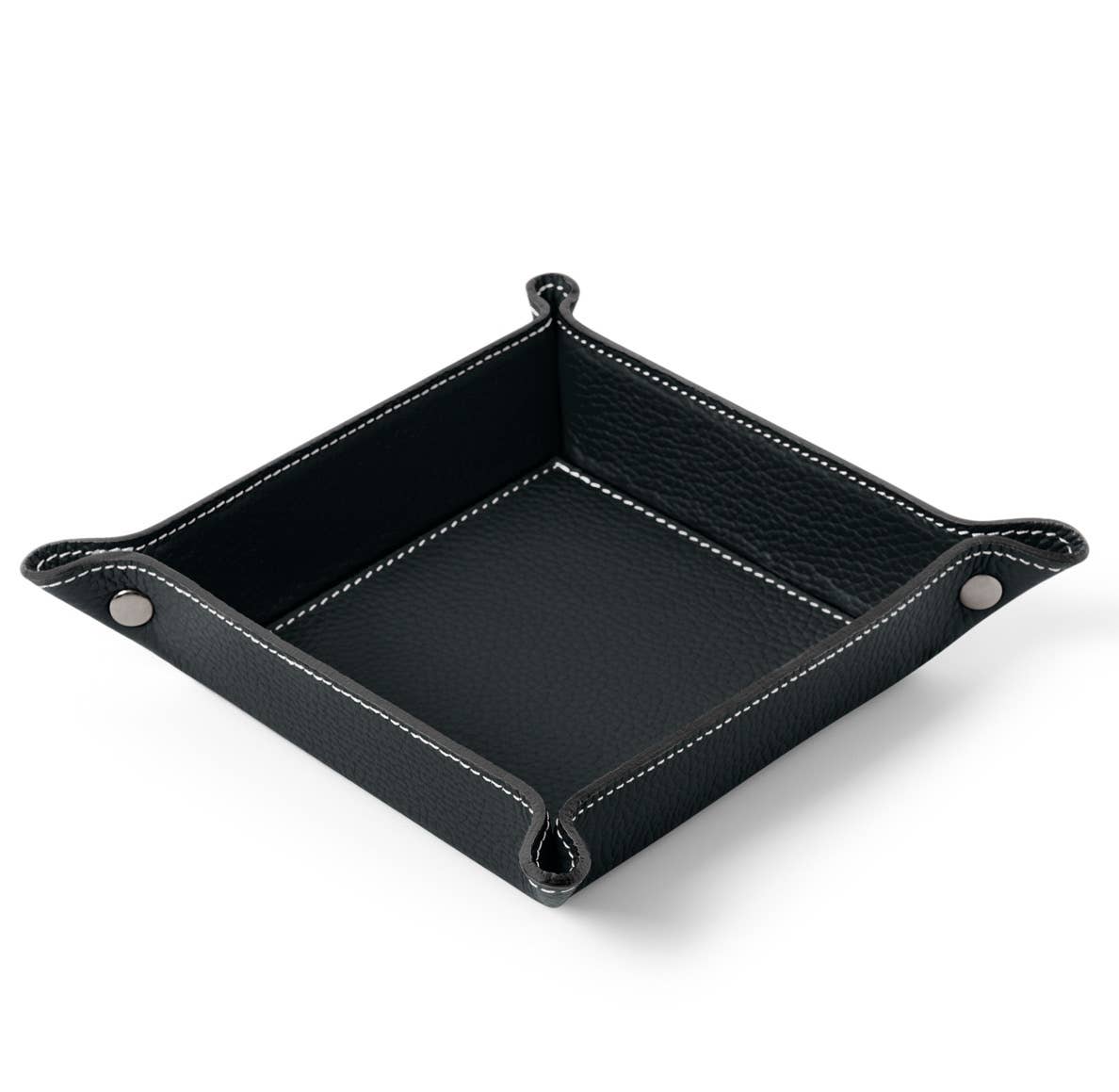 MONTTE DI JINNE - Wholesale Decorative Tray - Italian Handmade Genuine Leather Valet Tray4
