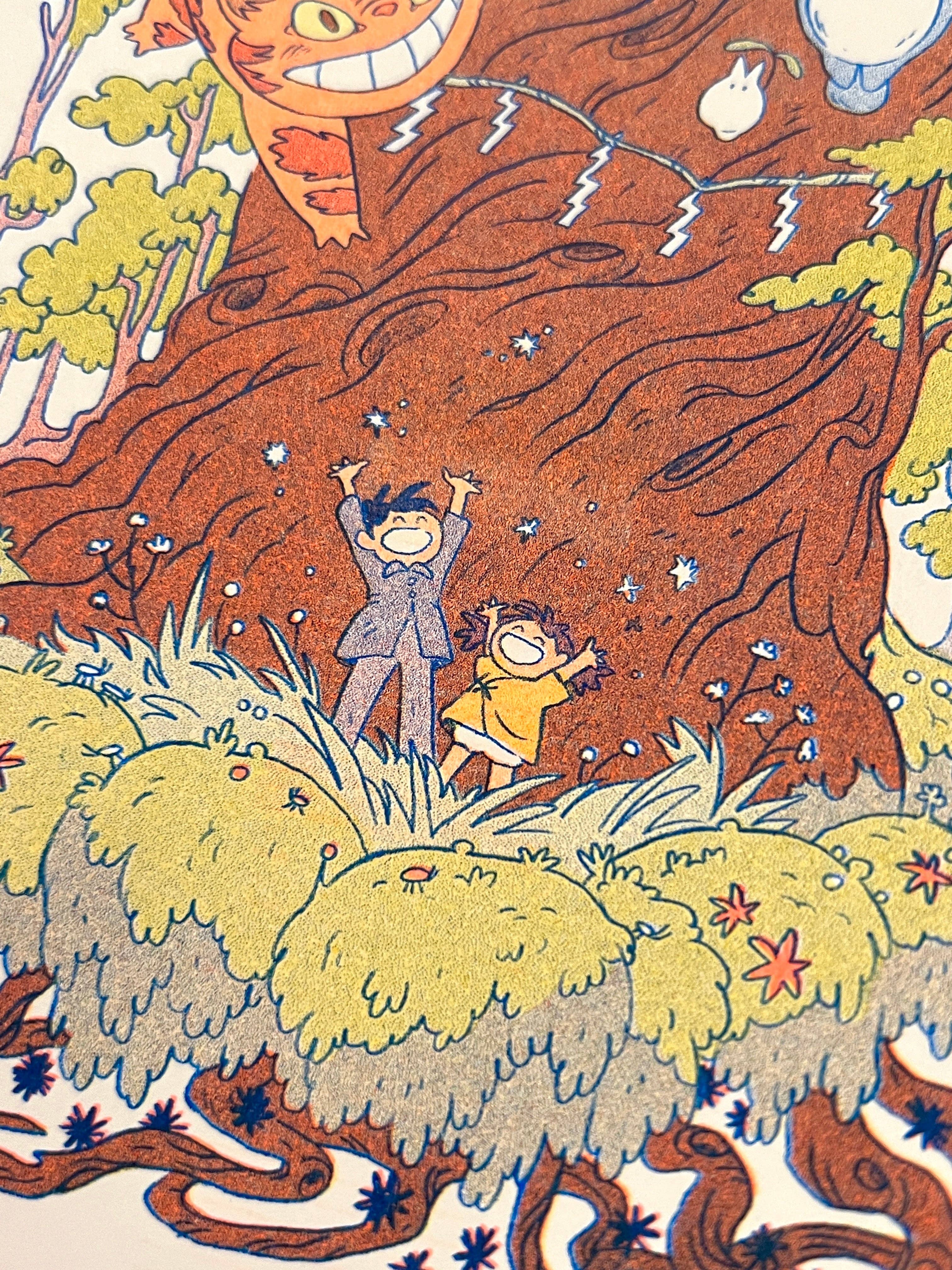 Natalie Andrewson - Wholesale Kunstprint - Totoro kleine Riso-print16