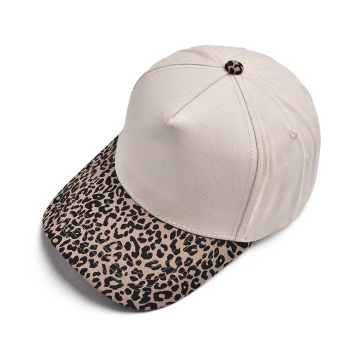 TEELUX - Bomullstrukturerad Hatt Blankt - Leopard för wholesale av TEELUX