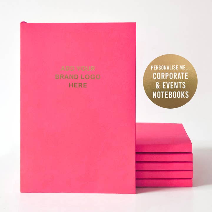 The Personalised Stationery Company Ltd - Vente Cahiers - Carnet ligné de qualité supérieure personnalisé A5 pour entreprise ou événement0