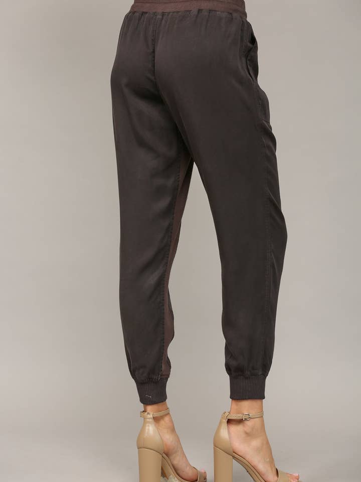 Maven West - Wholesale Lounge Sweatpants/Joggers - Women's - MIXED MEDIA DRAWSTRING JOGGER5