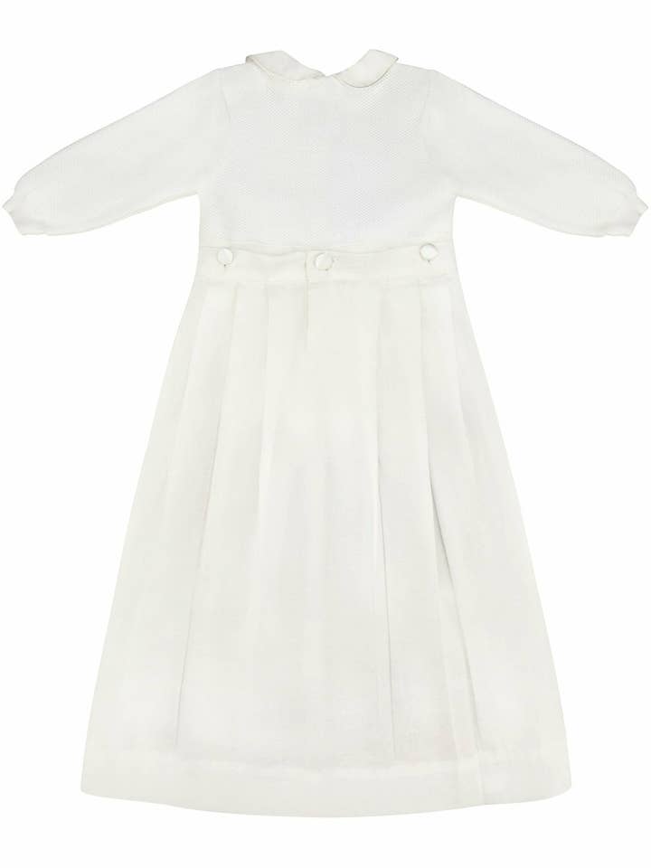 Doopjurk met kiezelsteek met afneembare rok voor wholesale door Julius Berger & Carriage Boutique