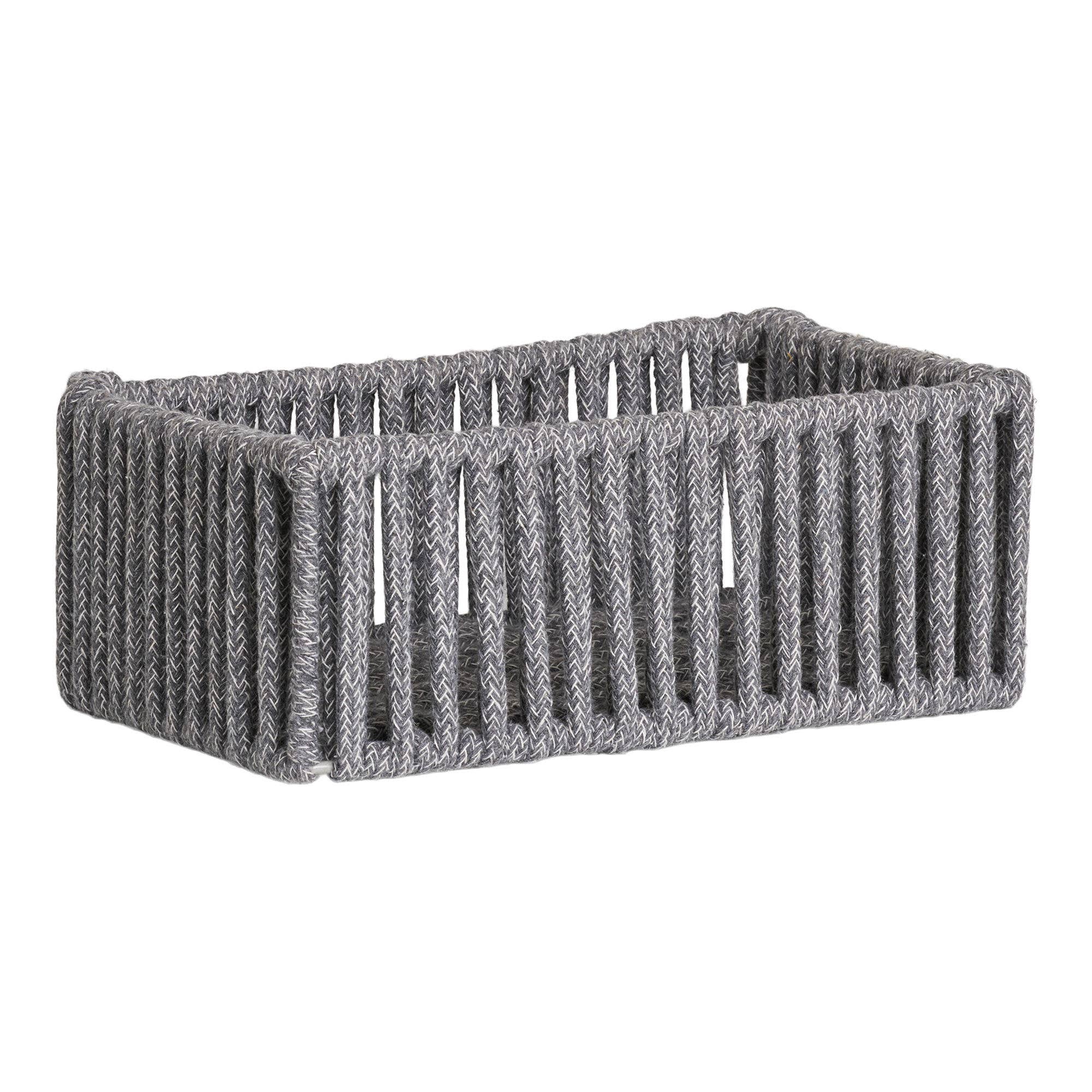 Grey Arese - Baskets. cotton/metal. grey. set of 3 for wholesale on Faire3