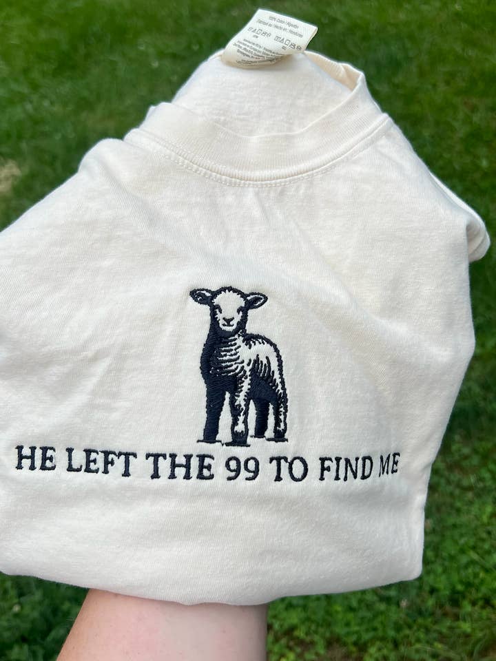 Southern Chic - Wholesale T-Shirt - Women's - He Left The 99 Embroidered Tee