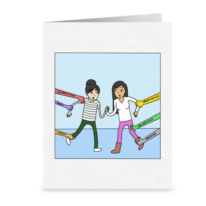 Nothing Can Keep Us Apart | Romantica carta lesbica | Simpatici regali di anniversario per lesbiche | Biglietto di auguri LGBTQ per la vendita all'ingrosso da parte di Sesame But Different