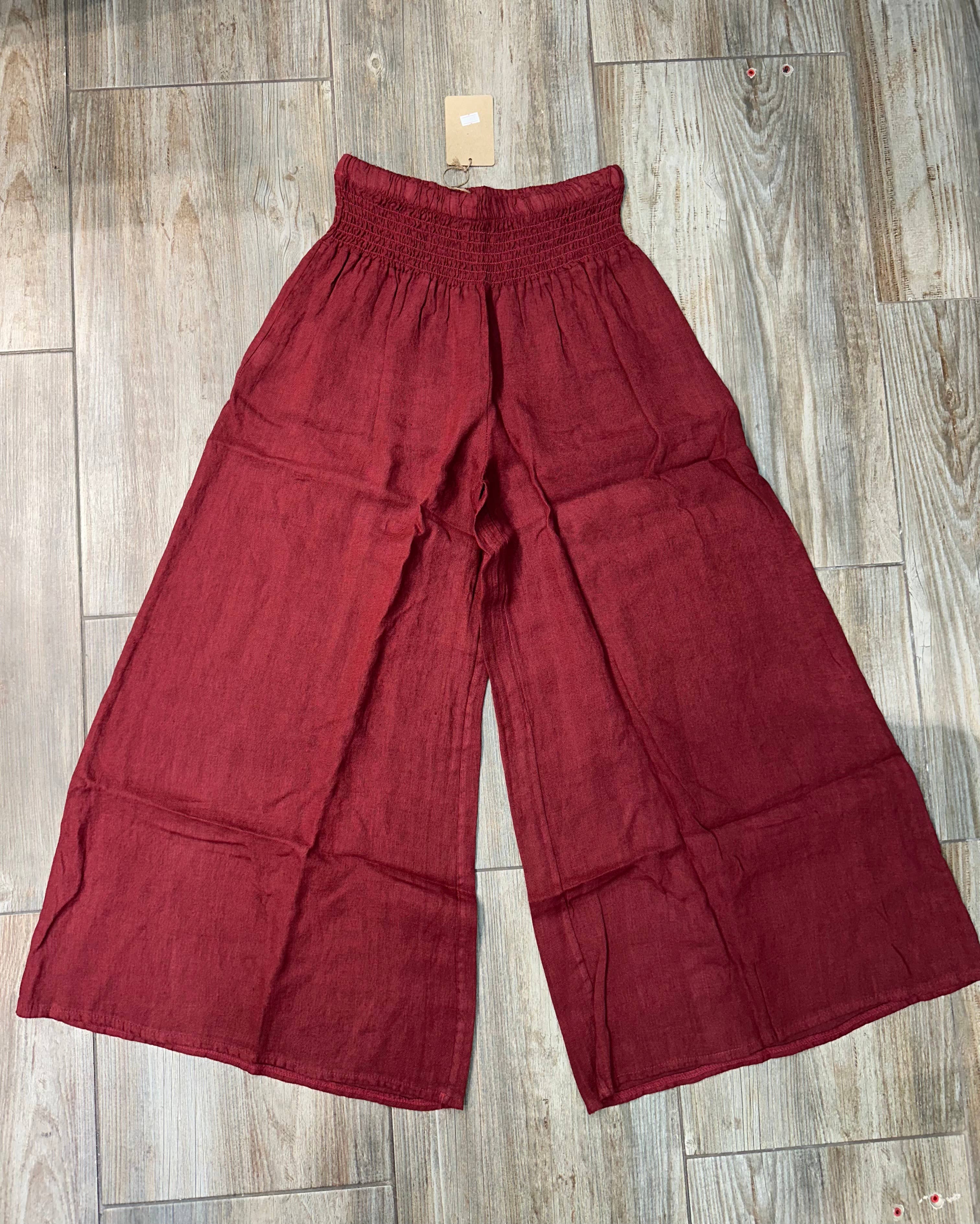 LÉA & LUC - Vendita all'ingrosso Pantalone - Donna - Pantaloni in 100% Lino RIF. 277143