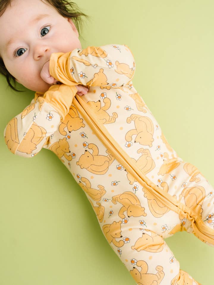 Little One Shop - Wholesale Sleepsuit - Baby - Hunny Bear Bamboo Sleeper