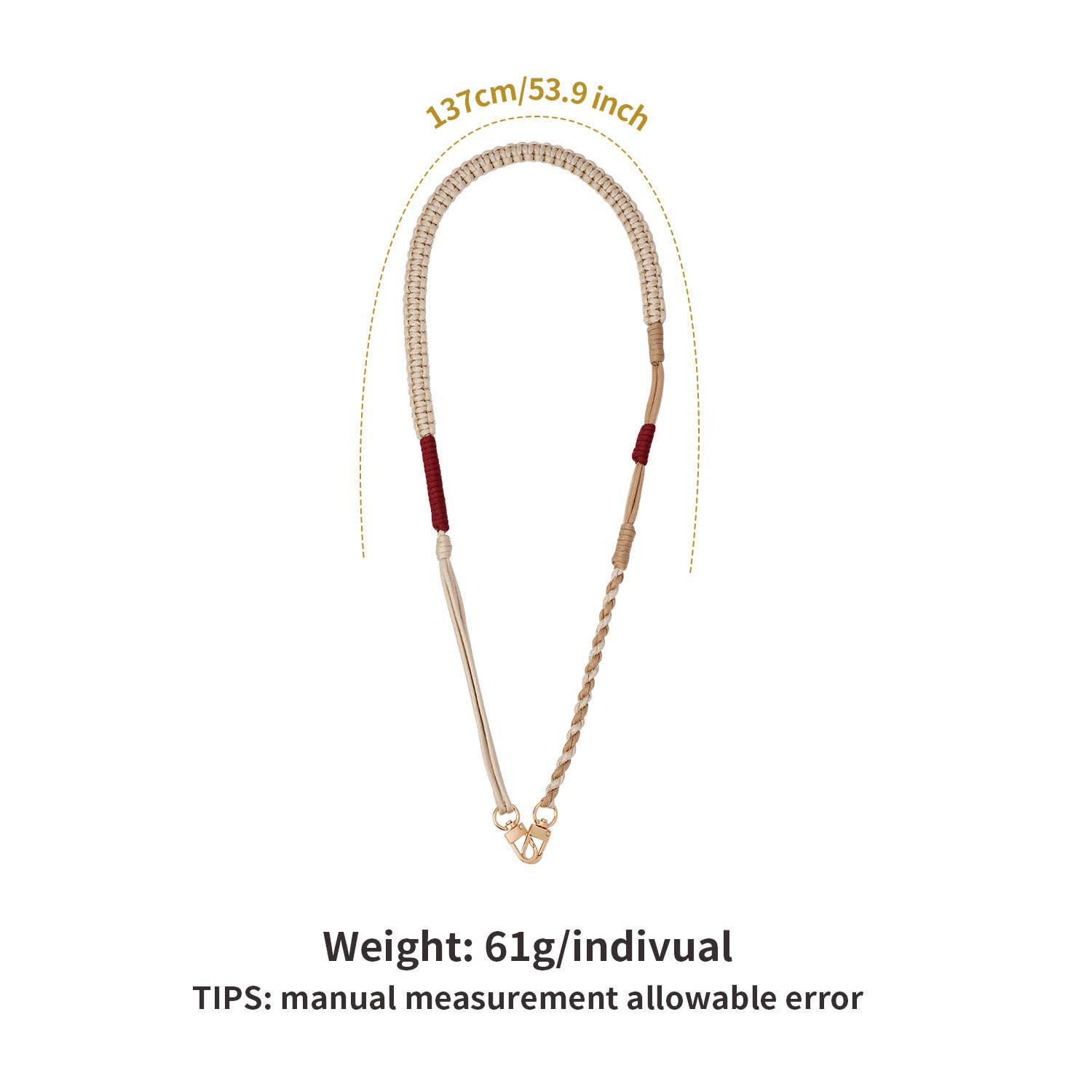 MKS America - Wholesale Phonecase Strap - Handmade Adjustable Rope Lanyard Phone or Bag Strap4