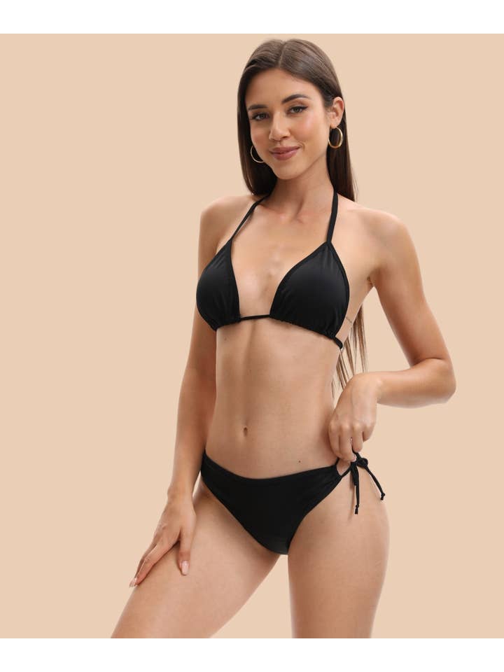 Black Bimba 2-Piece Brazilian Menstrual Bikini for wholesale on Faire1