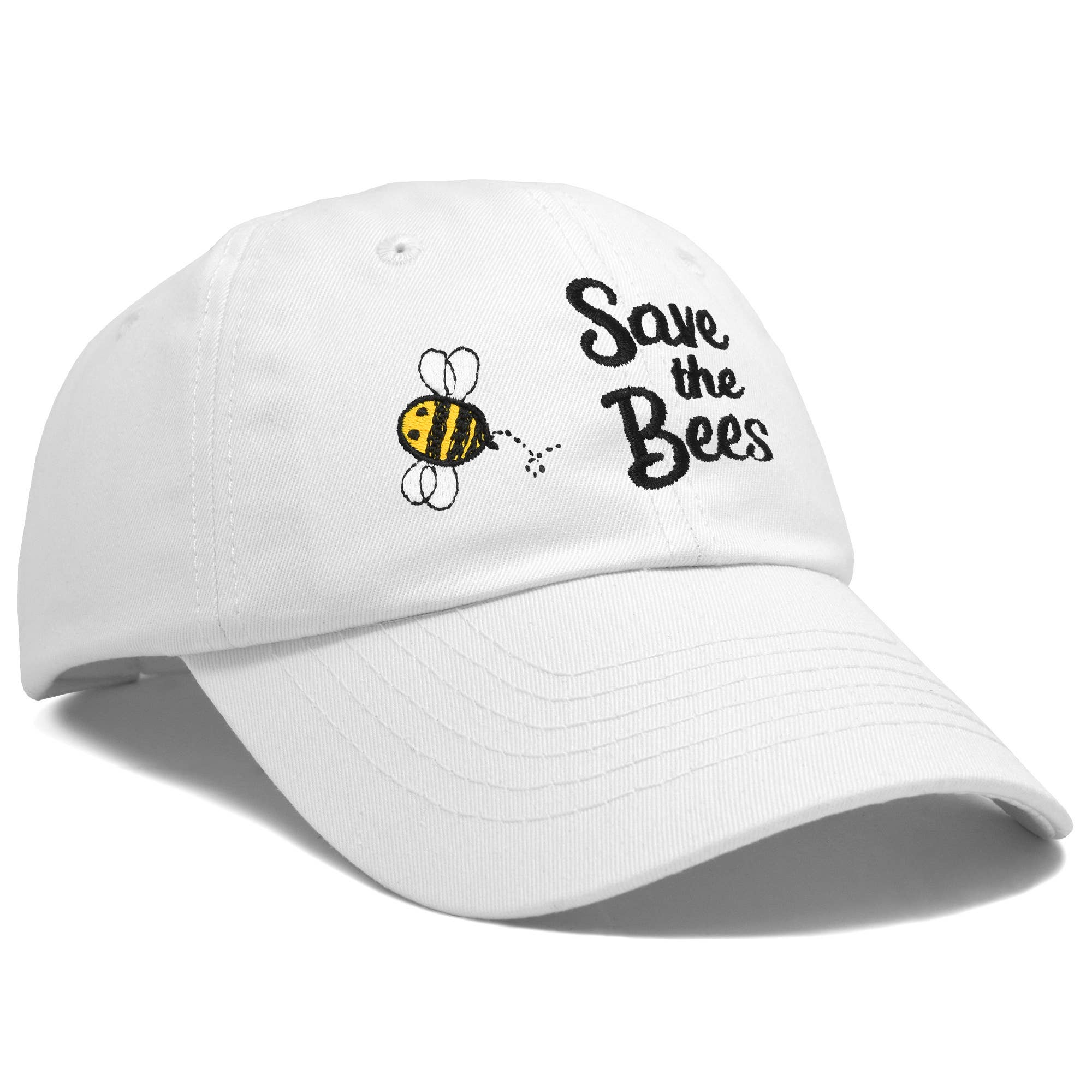 Dalix - Wholesale Baseball Cap - Women's - DALIX Save The Bees Baseball Cap Dad Hat Womens Girls79