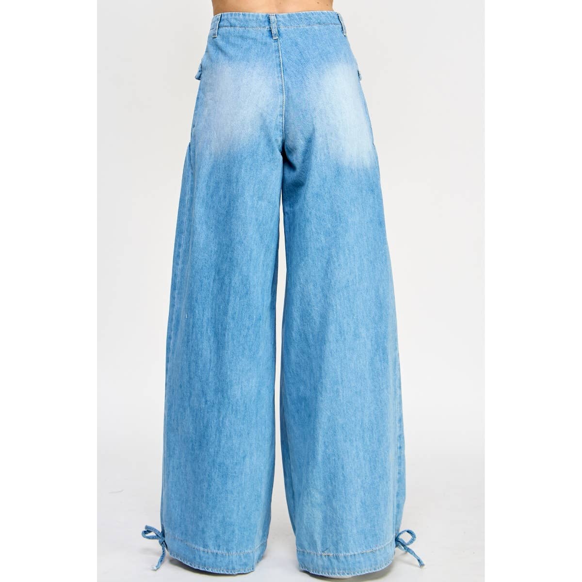 Veveret – wholesale Jeans - Dam – Ankel dragsko breda jeansbyxor11