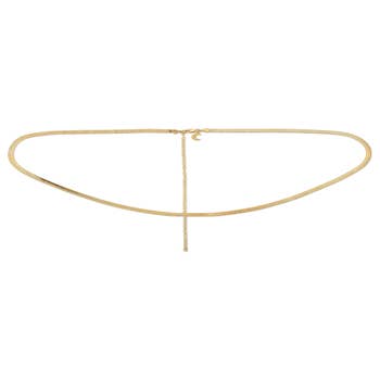 Lili Claspe Reggie Thick Anklet in Gold