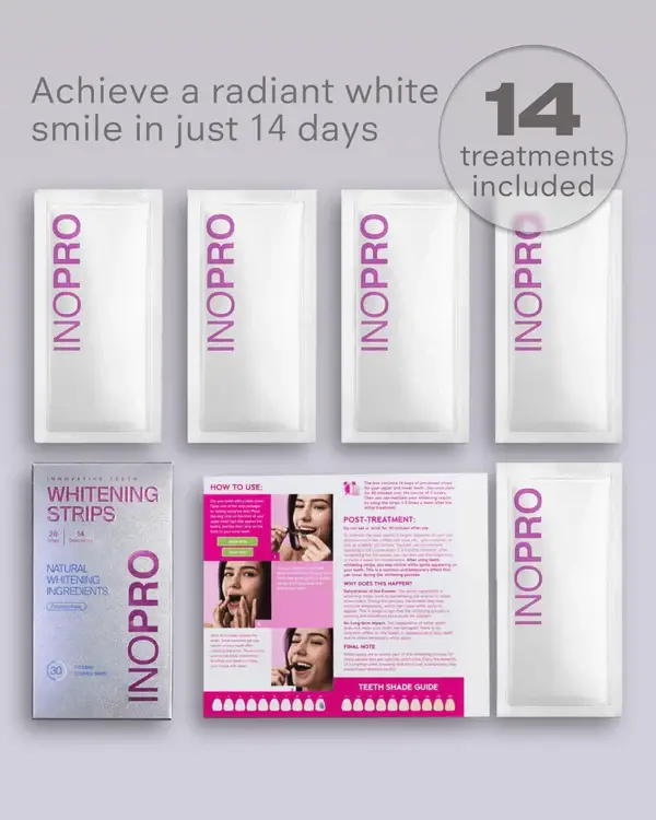 Inopro - Wholesale Teeth Whitener - Green Whitening Strips (21 Treatments)1