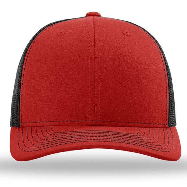Kodiak Wholesale - Wholesale Trucker Hat - Unisex - Richardson 112 Snapback Trucker Cap - Custom Leather Patch H71