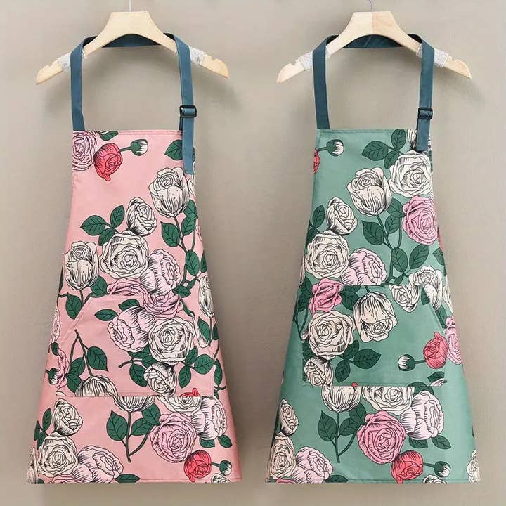 Huis Van Merken - Wholesale Apron - Chic Waterproof Apron with Adjustable Large Pocket