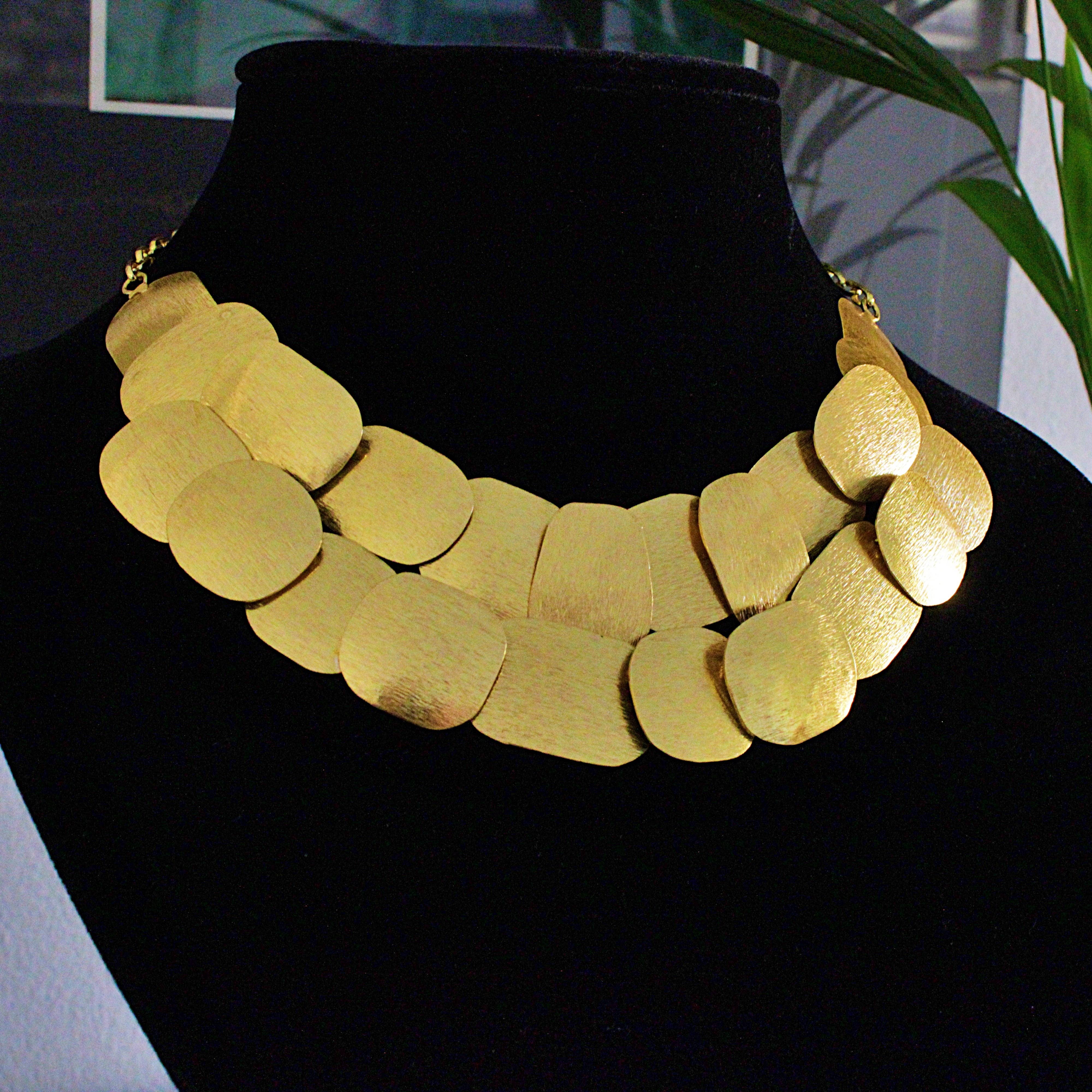 CLEO gold-plated necklace - Design with character for wholesale by LA MAR