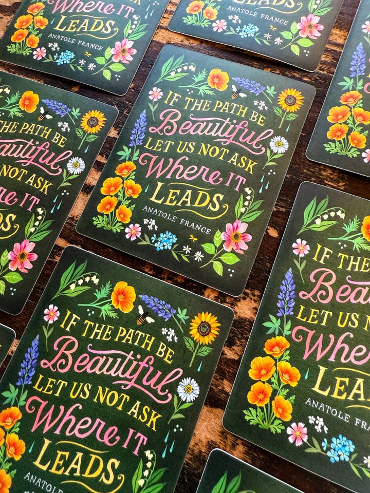 Autocollant de chemin pour la vente par Katie Daisy