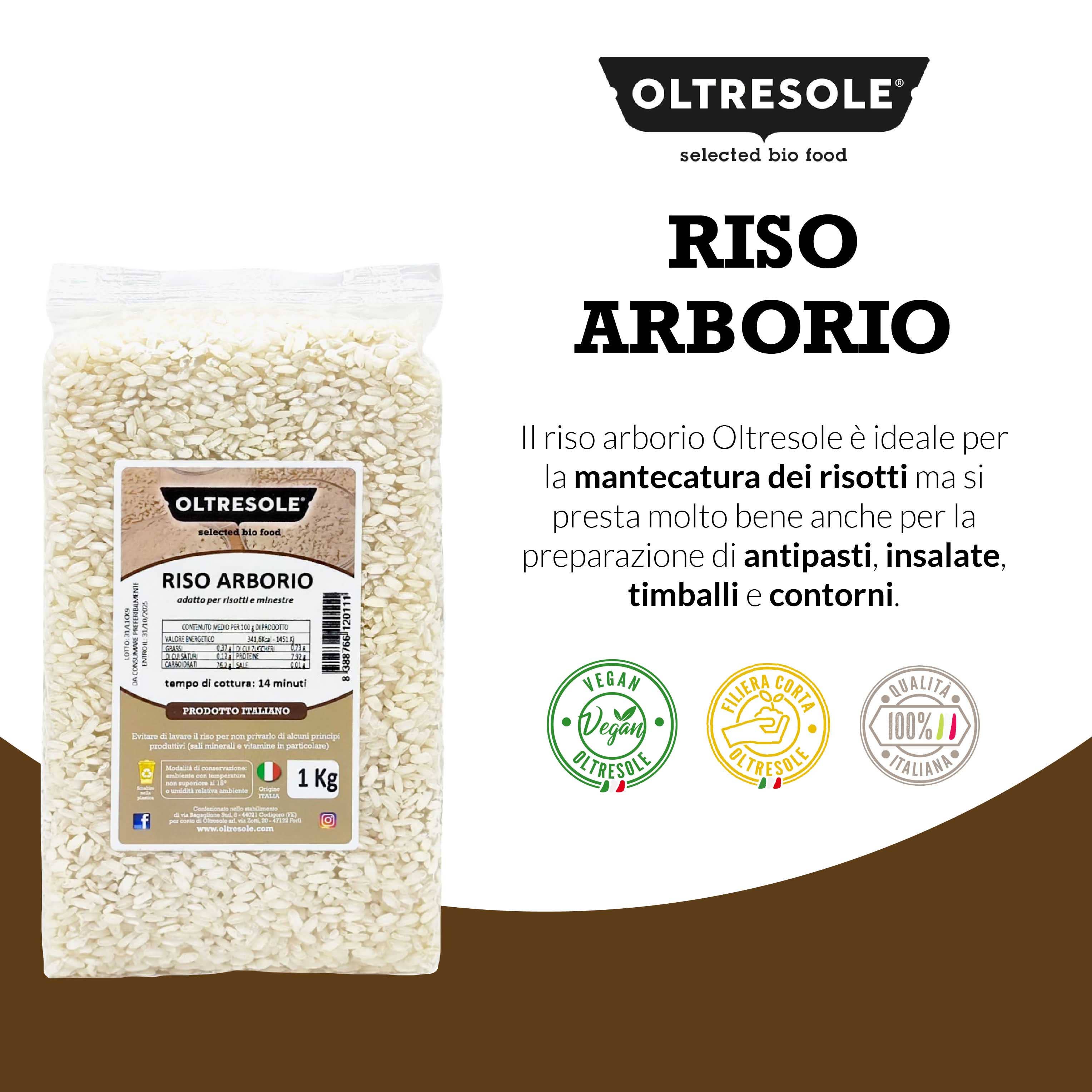 Oltresole - Wholesale Rice - ARBORIO RICE 1 Kg4