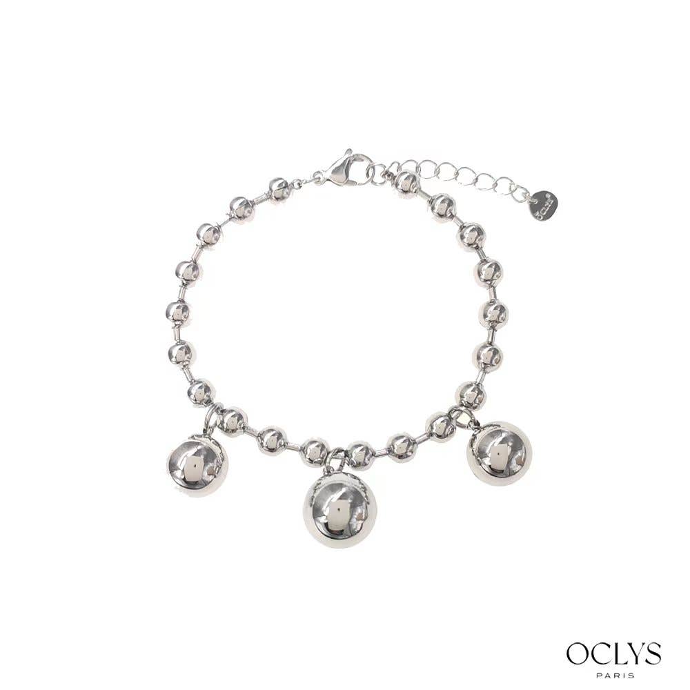 Oclys - Wholesale Link & Chain Bracelet - Bolina stainless steel bead bracelet1
