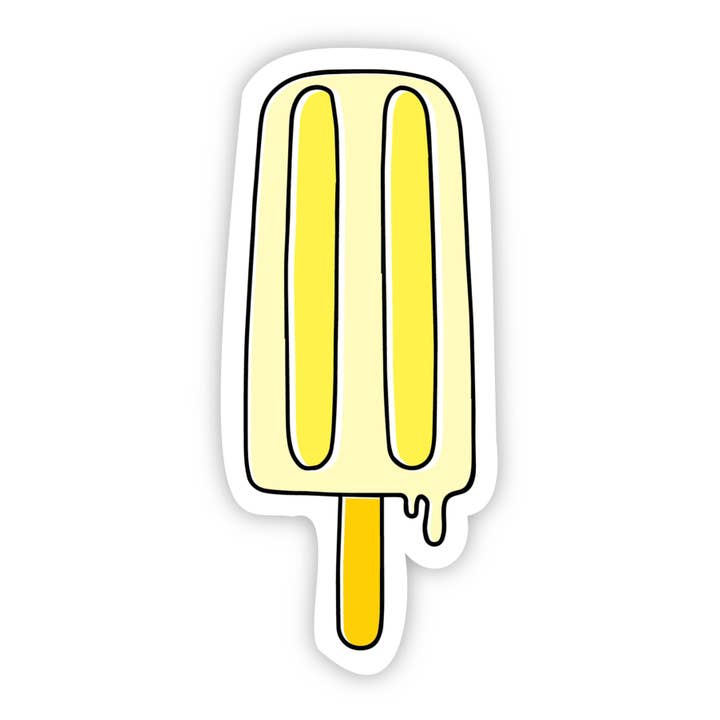 Big Moods - Wholesale Sticker - Popsicle Yellow Aesthetic Sticker
